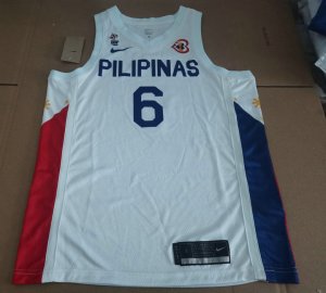 6 Clarkson Philippines 2023 FIBA jersey white